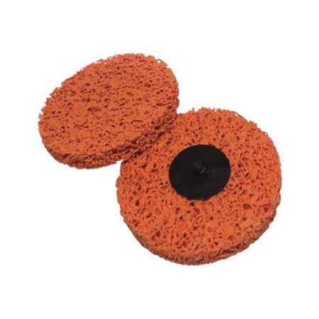 Mirka Abrasives 4in Strip Away Disc, Orange, 5/Box, 5PK 66-400-CS